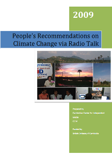 People’s Recommendations on Climate Change via Radio Talk