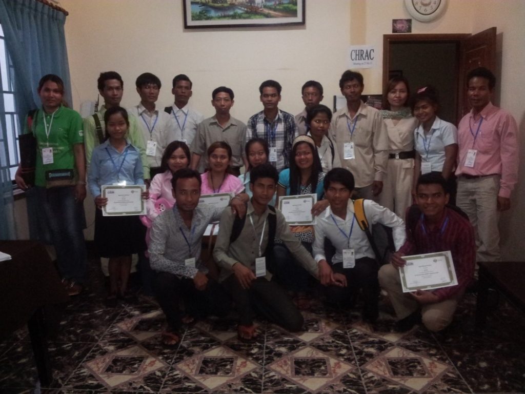 ICT training for 21 citizen journalists on how to cover the national election, professionally, effectively and safely